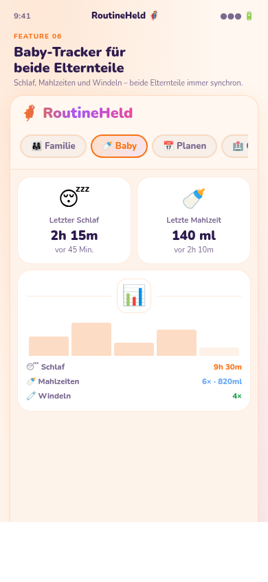 RoutineHeld Baby-Tracker